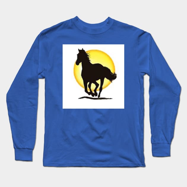 Sunshine Horses Logo Long Sleeve T-Shirt by SunshineHorses